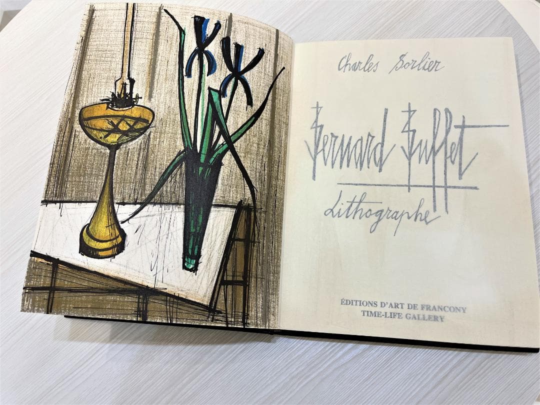 貴重　ベルナール・ビュッフェ　リトグラフ　画集　革装丁 新品同様　NO１