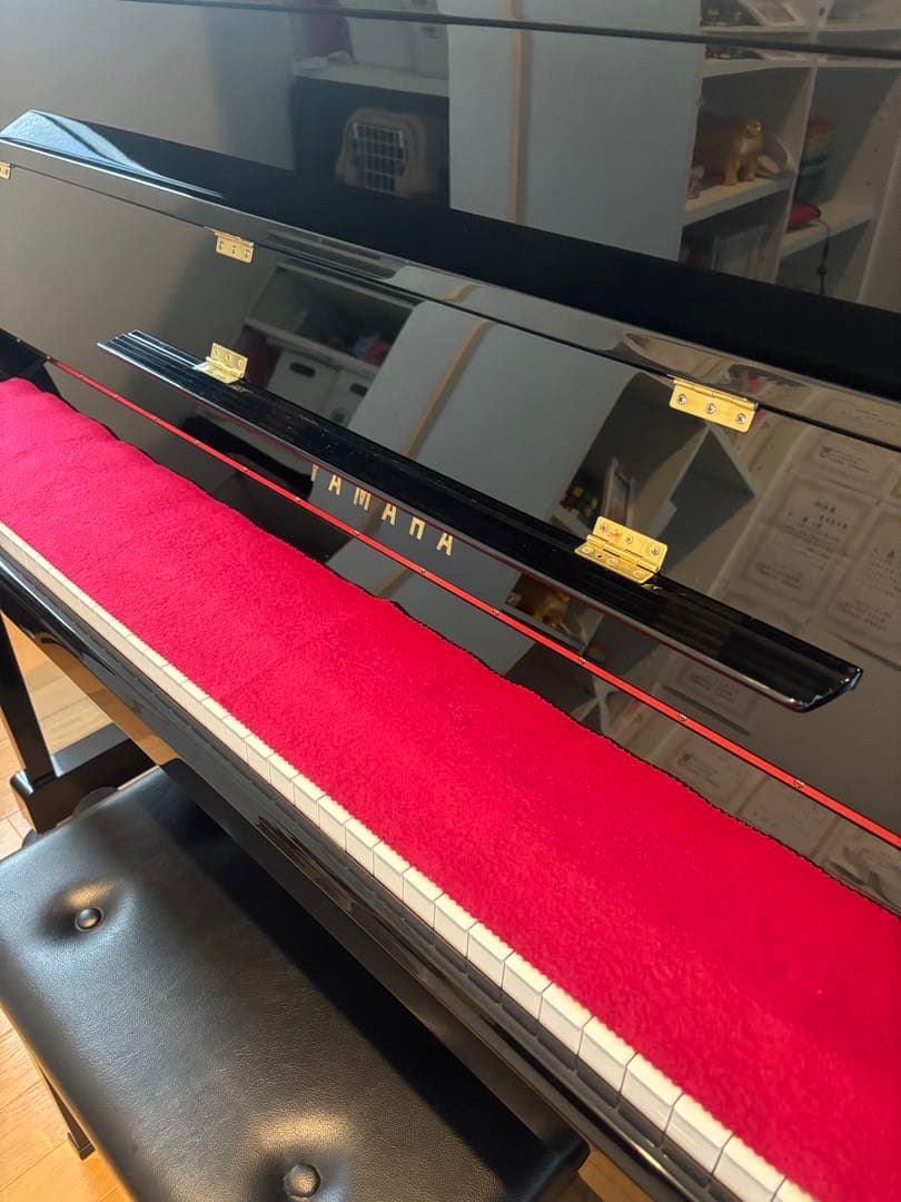 YAMAHA アップライトピアノ b113 黒 椅子•メトロノーム付