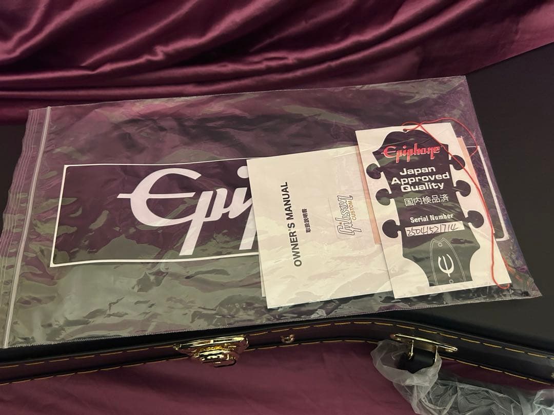 EPIPHONE Flying V Ebony（現行）純正ハードケース付き