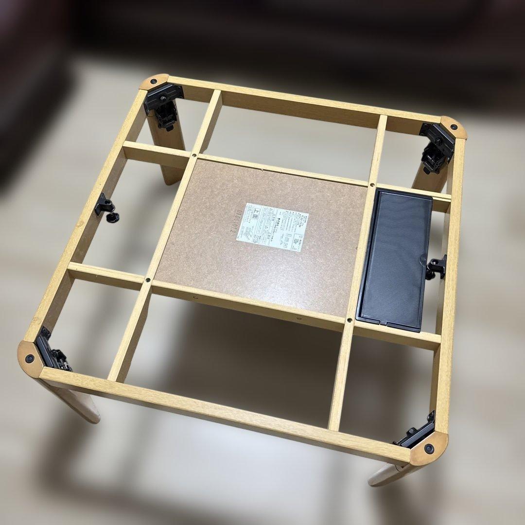 送料無料　ニトリ こたつテーブル 75×75 ナチュラル 正方形 木目調