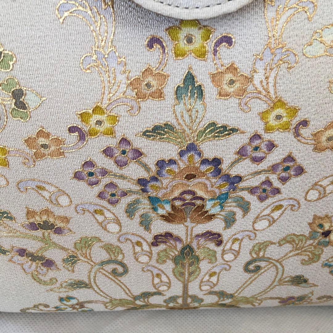 岡重　花柄　和装用バッグ