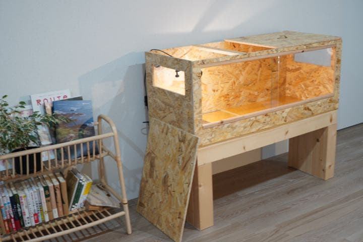 飼育ケージ　初！シートヒーター使用可能　●木製レール※送料無料