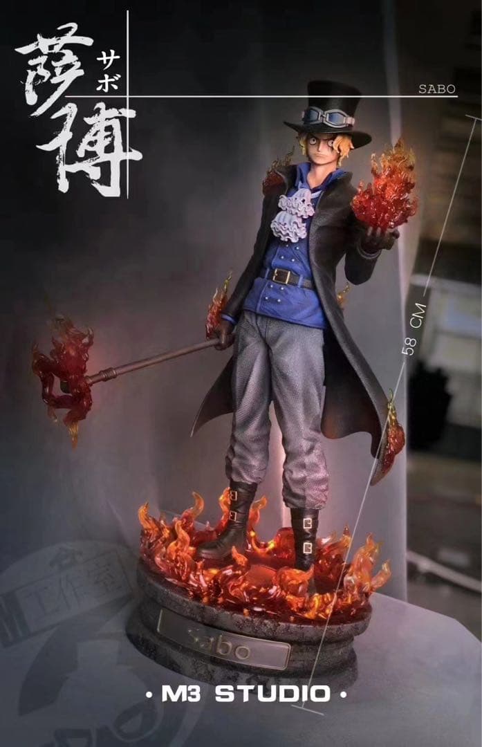 ワンピース 1／4スケール サボ フィギュア ガレージキット