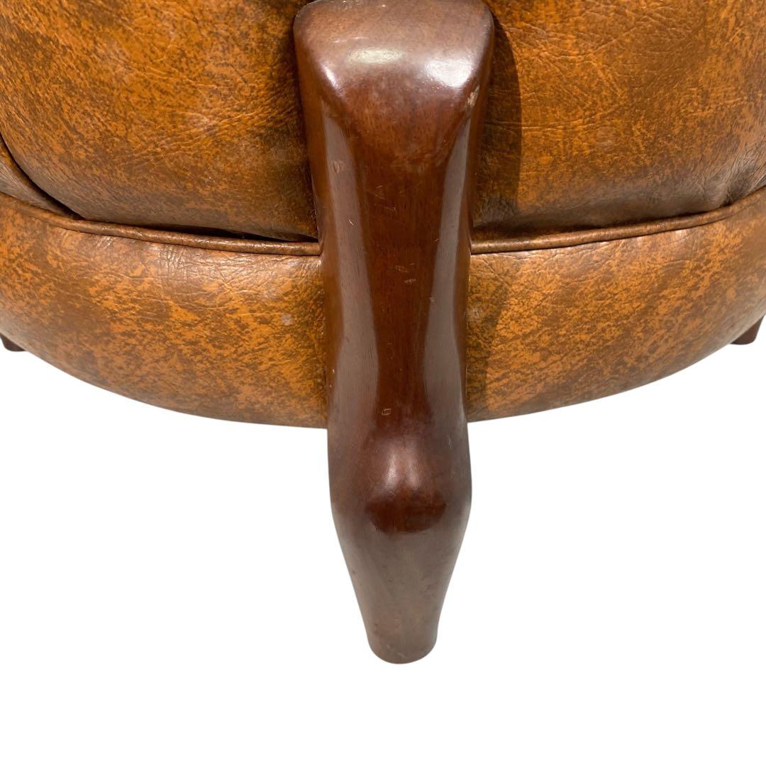 【美品】マルニ木工 ベルサイユ オットマン ブラウン