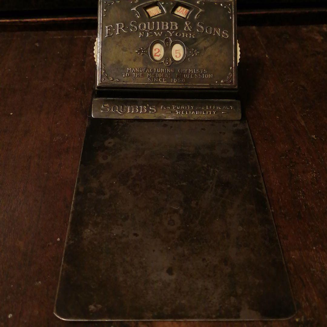 希少☆米国製アンティーク カレンダー付きクリップ ボード☆ステーショナリー文房具