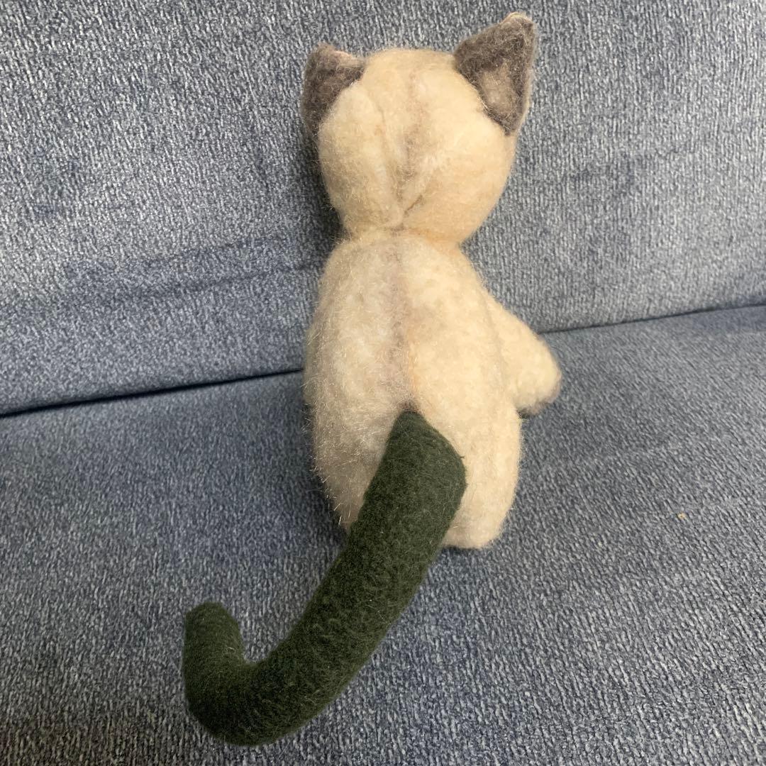 セキグチ　猫　ぬいぐるみ　LOVELOVE リアル　ビンテージ　レトロ　シャム猫