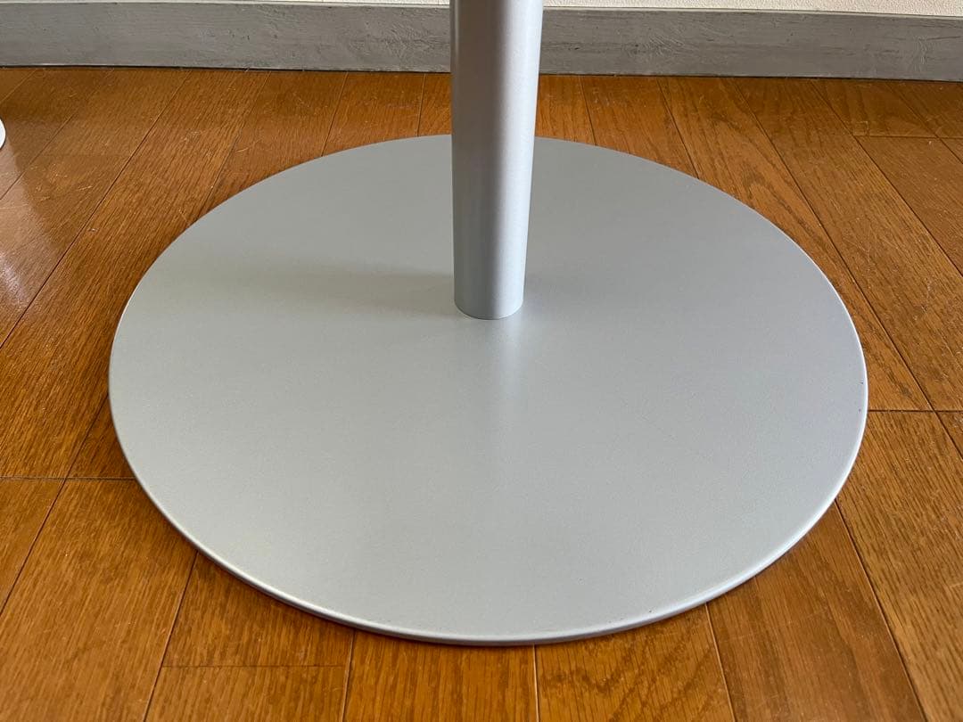 シンプルモダン　ラウンドサイドテーブル　φ500 白　ミッドセンチュリー