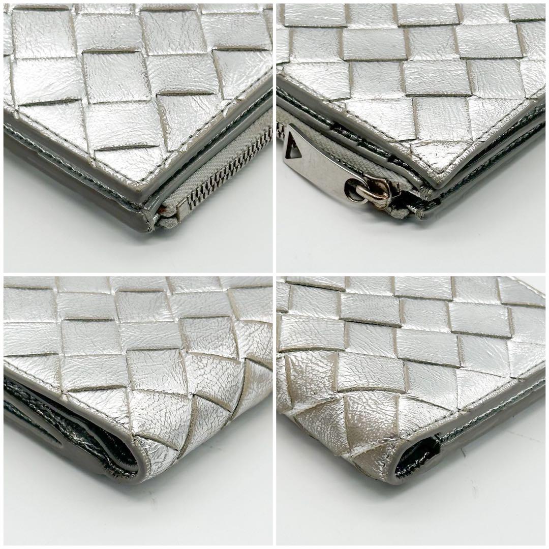 ボッテガ ヴェネタ イントレチャート 二つ折り コンパクト ウォレット