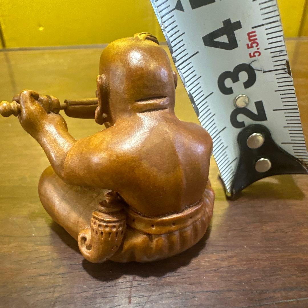 木製 人形 彫刻 武器 置物 根付