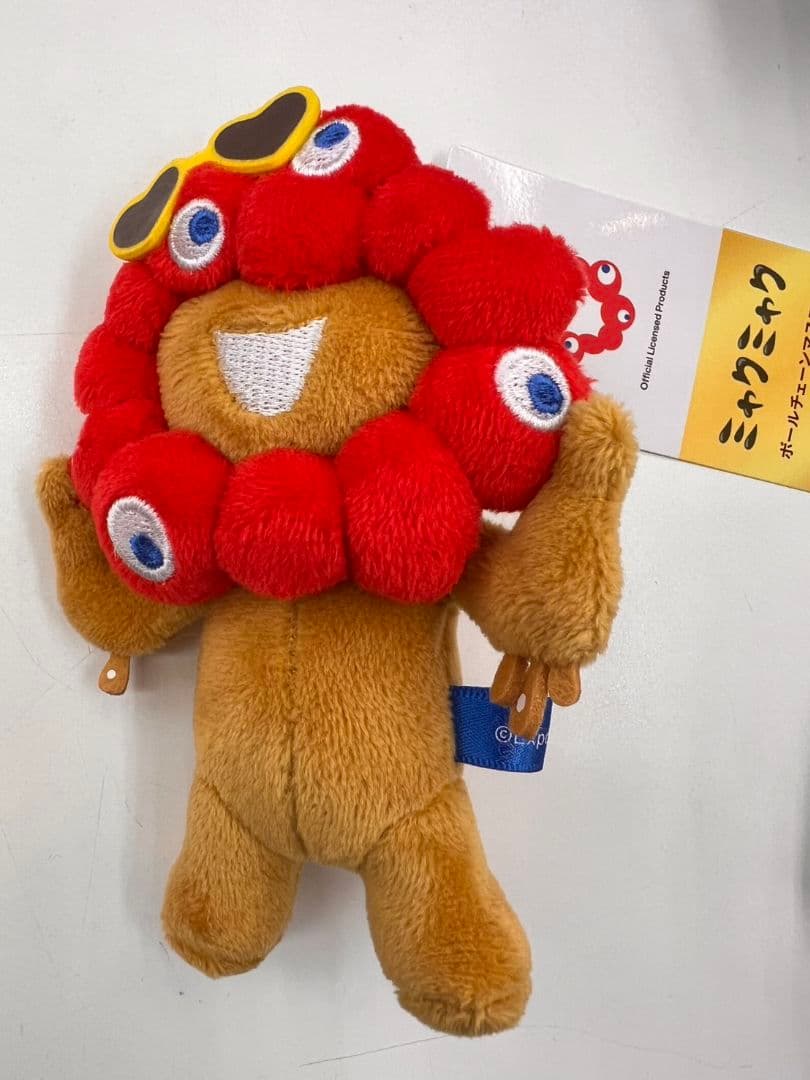 ミャクミャク　日焼け　ボールチェーン　マスコット　ぬいぐるみ　2体セット