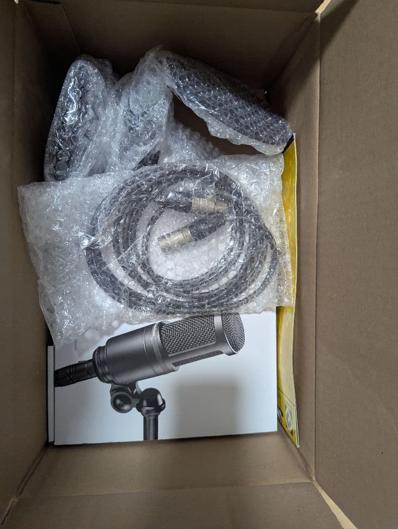 AT2020　audio-technica純正5点セット　コンデンサーマイク