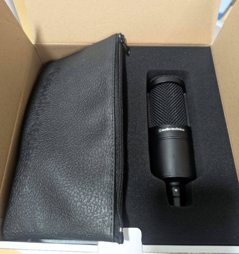 AT2020　audio-technica純正5点セット　コンデンサーマイク