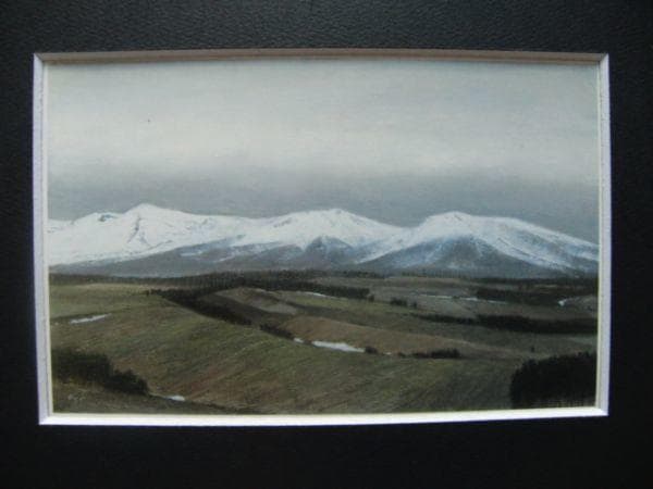 相原求一朗【白い山脈】希少画集画、状態良好、新品高級額装付