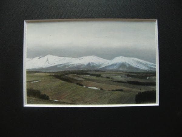 相原求一朗【白い山脈】希少画集画、状態良好、新品高級額装付