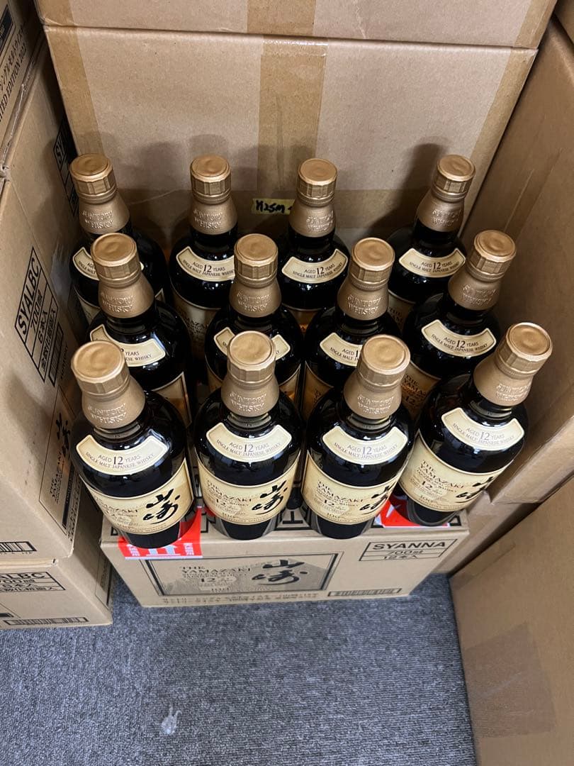 期間限定　山崎 12年 100周年ラベル　12本(元ケース)箱無