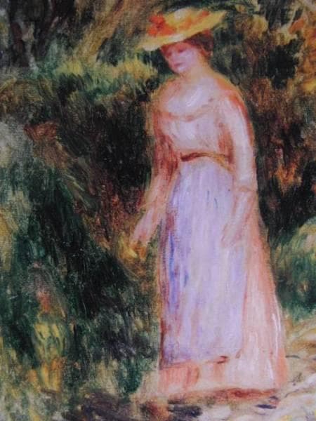 ルノワール、「JEUNE FEMME SE PROMENANT」