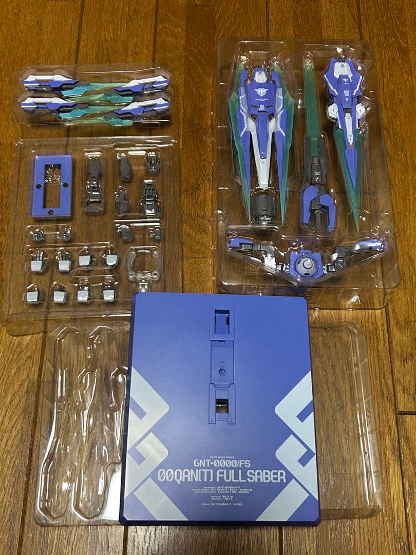 【開封品】L BUILD メタルビルド　ダブルオークアンタ フルセイバー