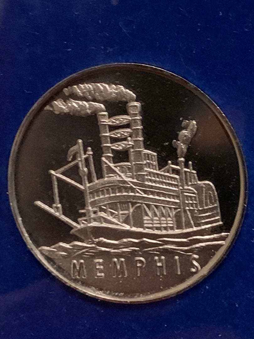 沖縄国際海洋博覧会アメリカ合衆国参加公式の記念メダル　純銀1枚　新品未使用品