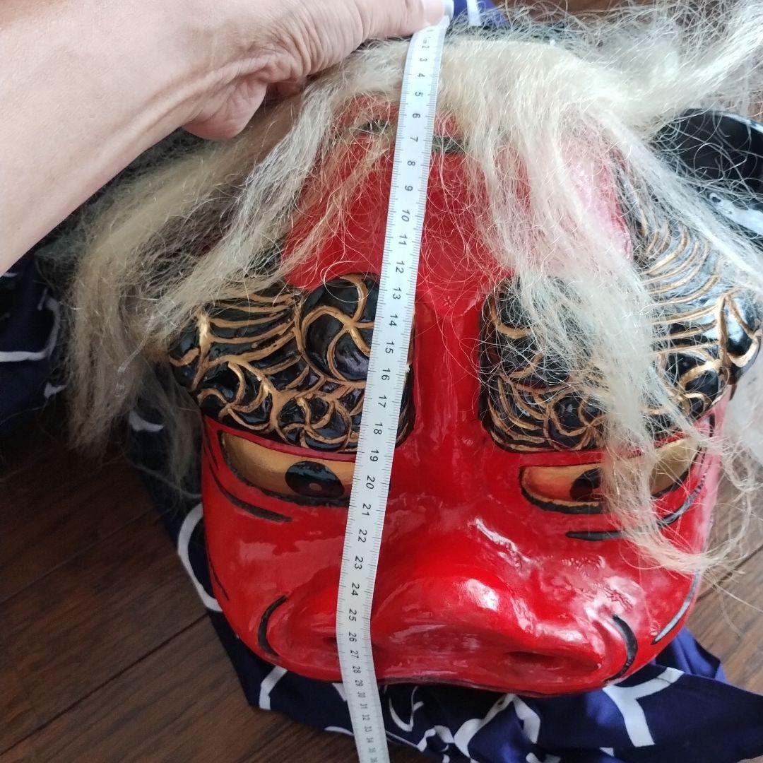 【さらに値下げしました】木製獅子頭