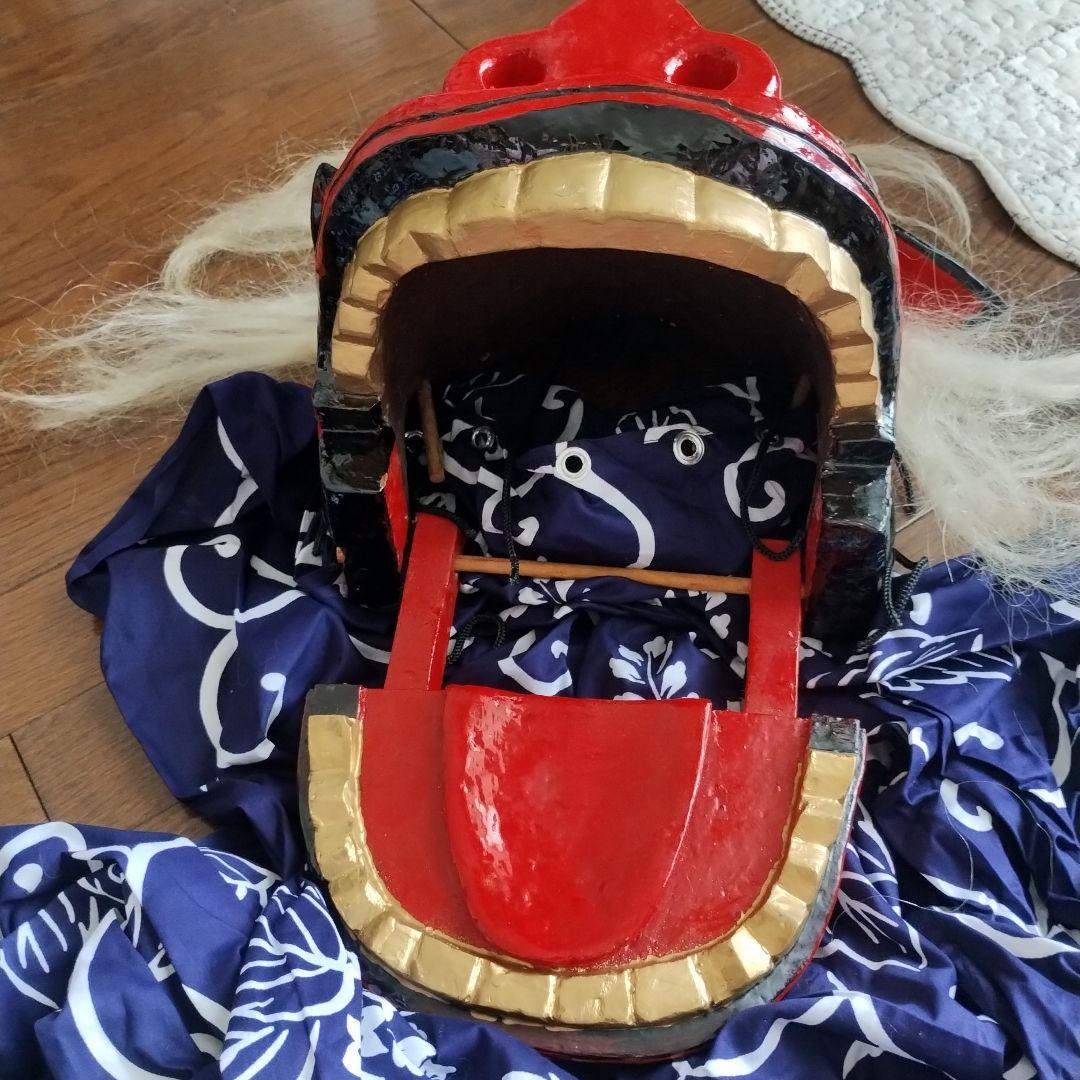 【さらに値下げしました】木製獅子頭