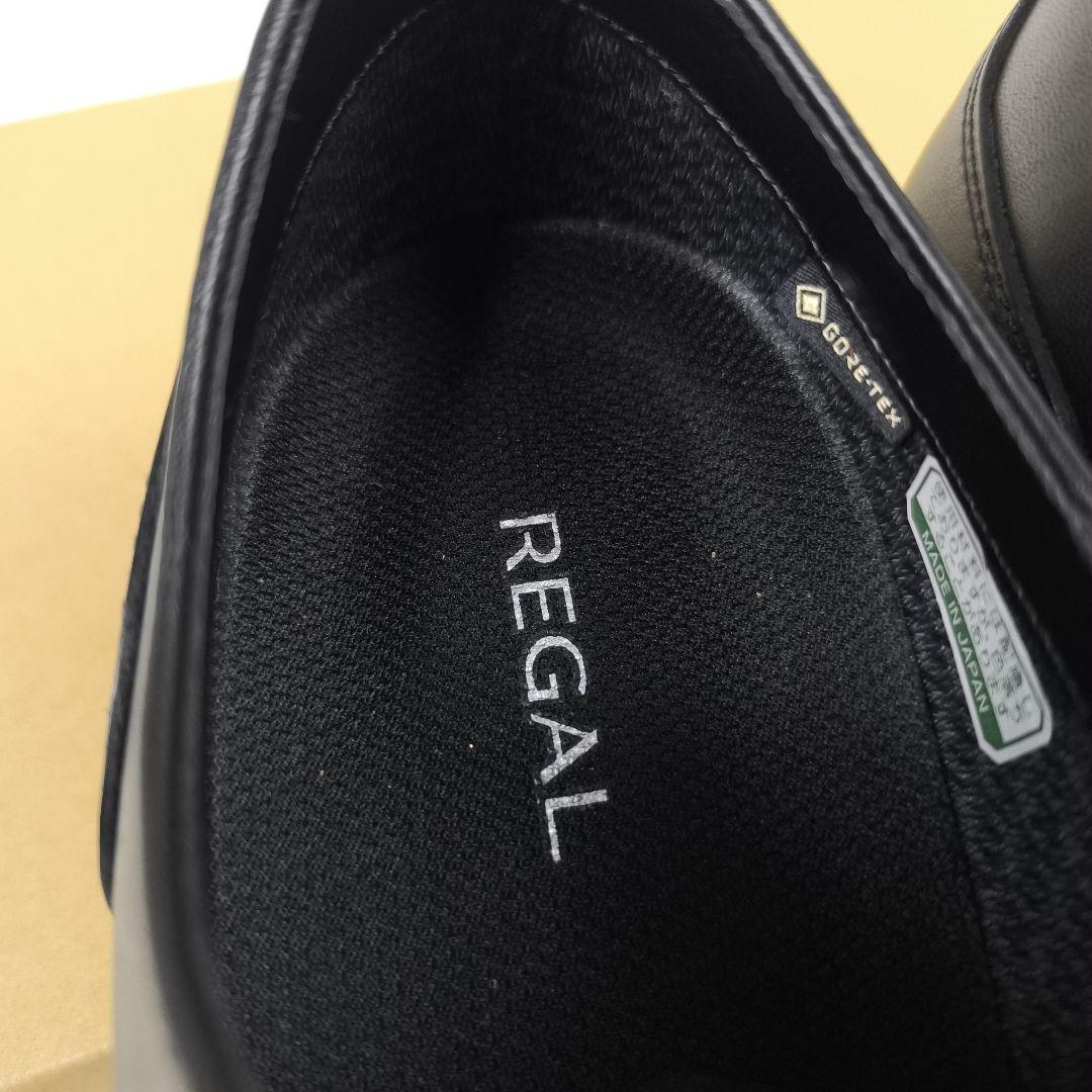 ✨未使用級✨ リーガル ドレスシューズ ゴアテックス 外羽根 Uチップ 現行 黒