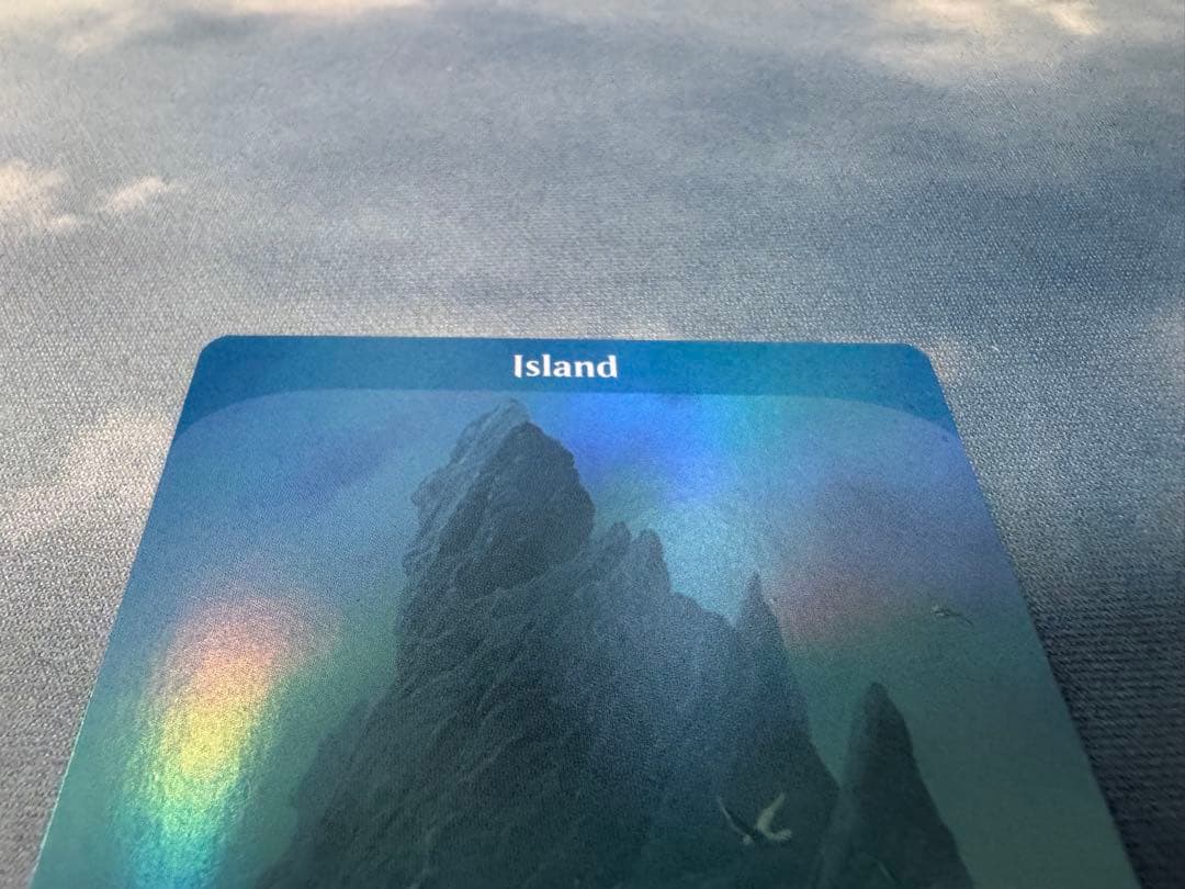 MTG アンステイブル　島　foil Unstable