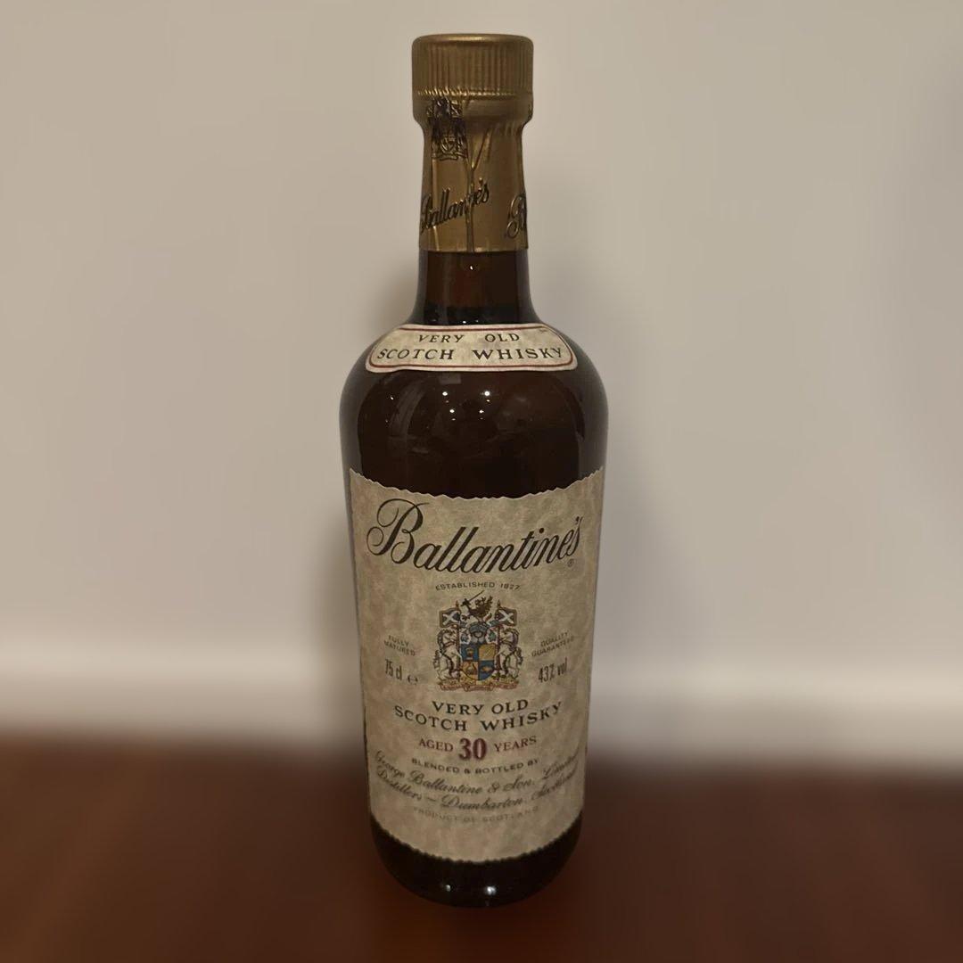 希少旧ボトル 箱付き Ballantine's 30年 バランタイン