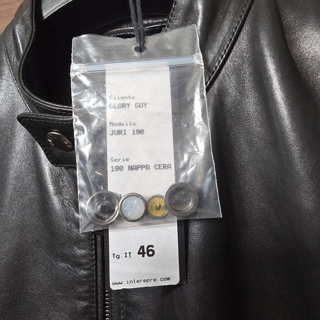 美品 emmeti Juri シングルライダースジャケット レザー