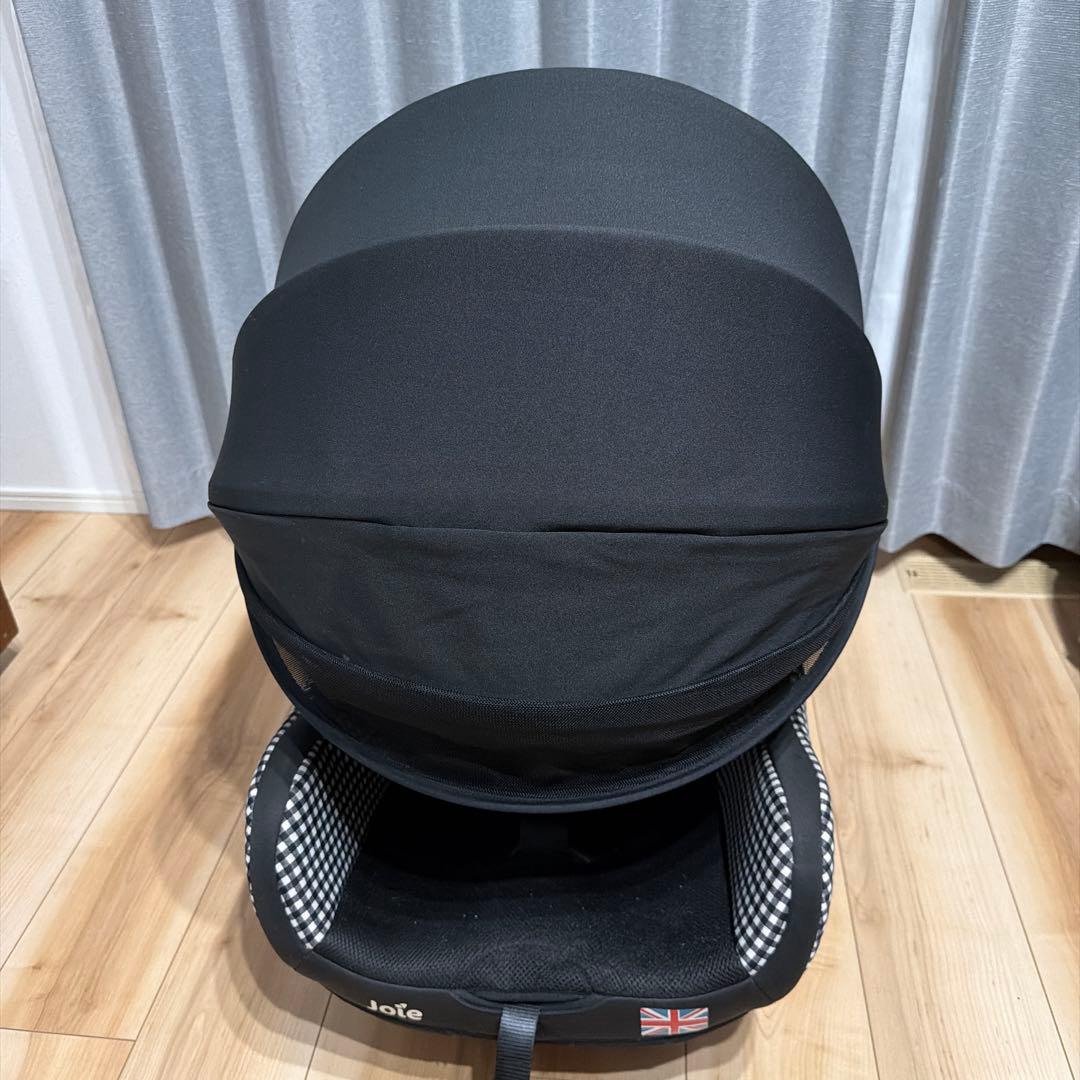 早い者勝ちJoie チャイルドシート ブラック チェック柄