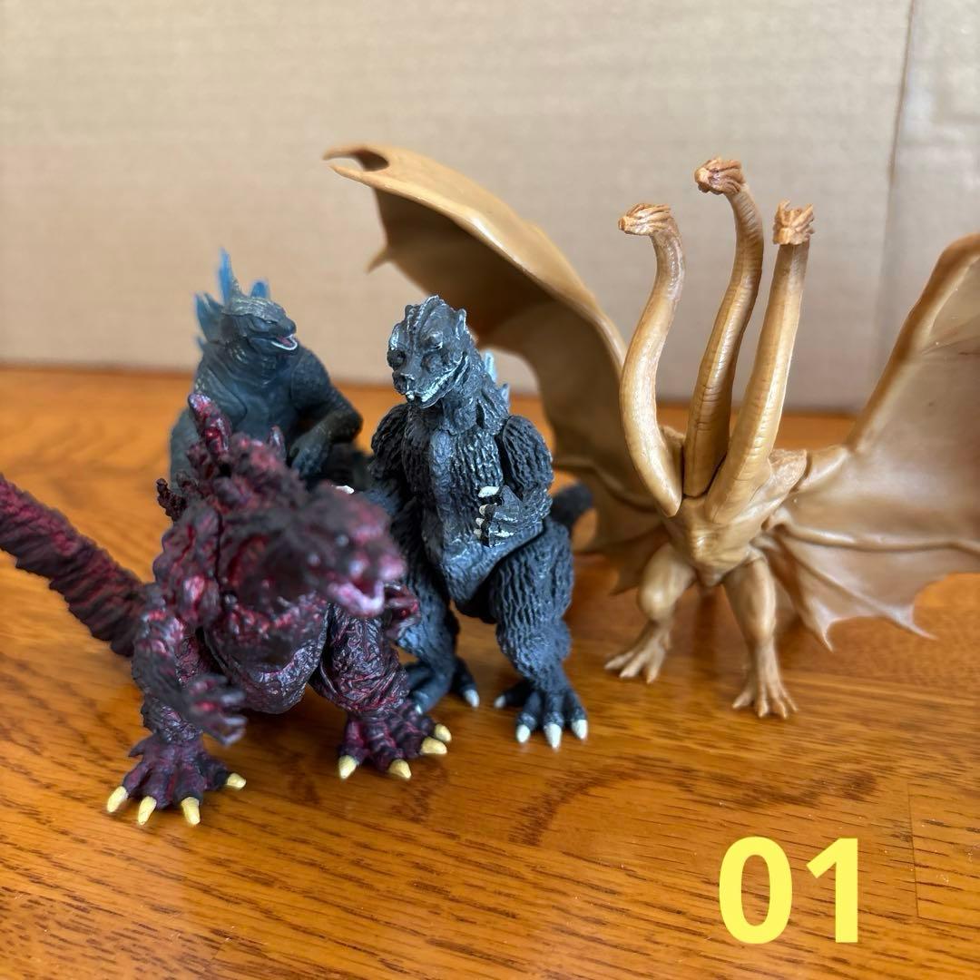 （まとめ売り）ガシャポン ゴジラHG D+ 01〜07 フィギュア28体