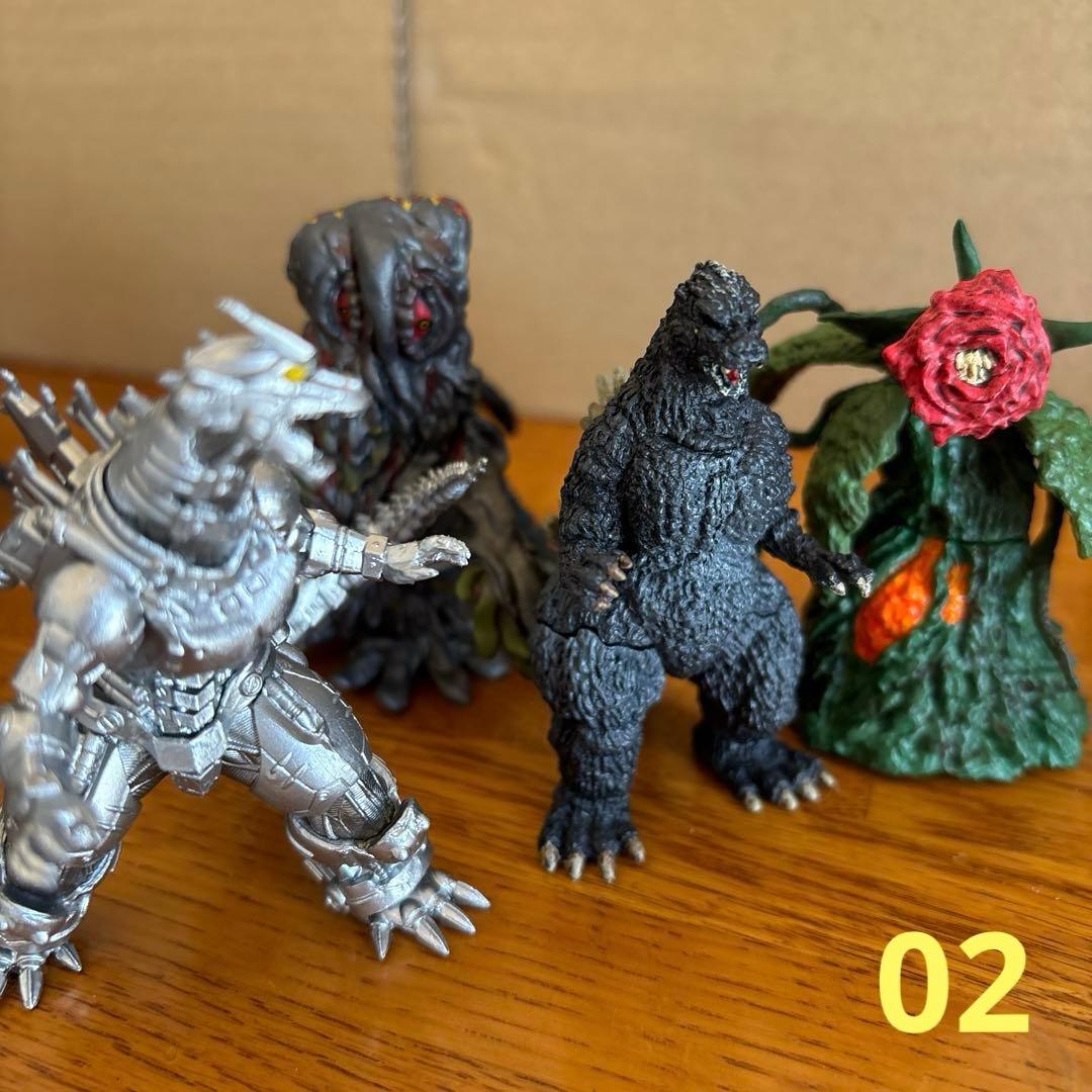 （まとめ売り）ガシャポン ゴジラHG D+ 01〜07 フィギュア28体