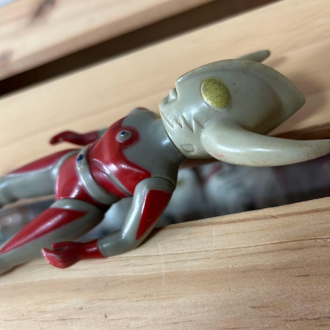 ウルトラマン　ウルトラの父　ソフビ　ブルマァク　当時物　年代物
