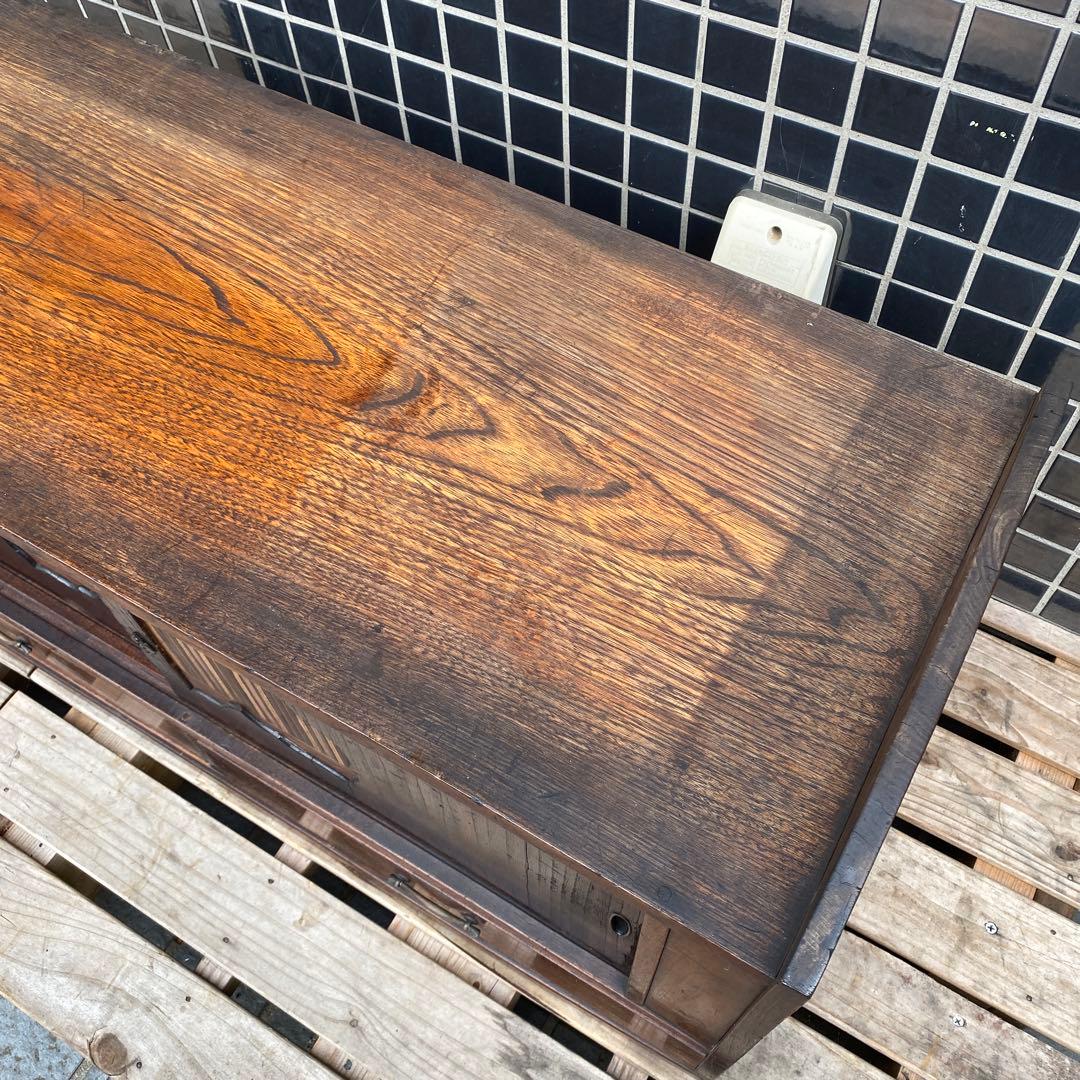 時代物 飾り棚 収納 ローチェスト 古家具 古民家 大正 骨董品 インテリア