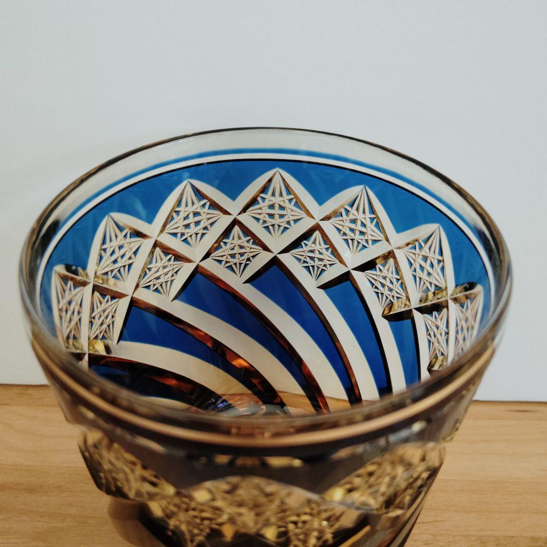 【美品】江戸切子２点　作高野秀徳