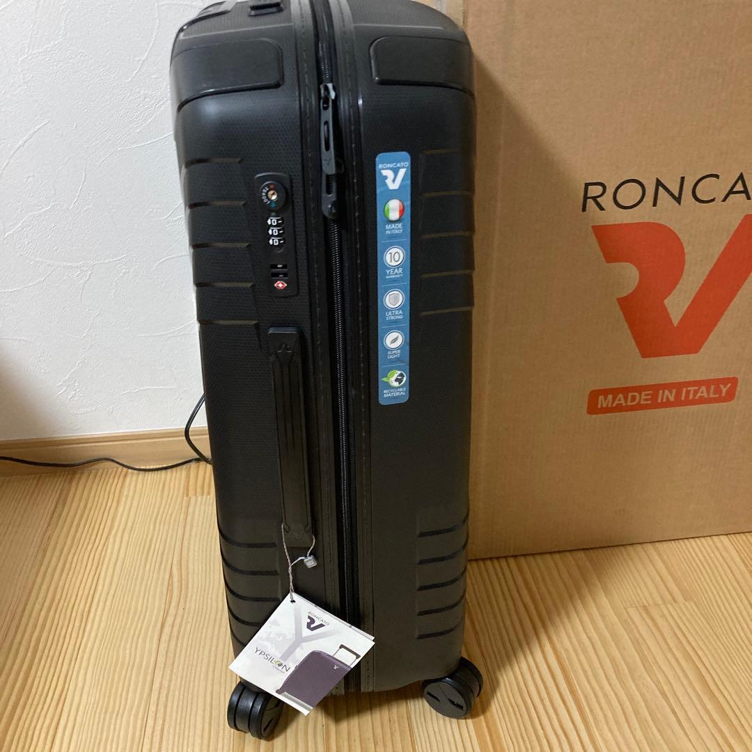 新品イタリア　キャリーケース　ロンカート　イプシロン68～74L ブラック