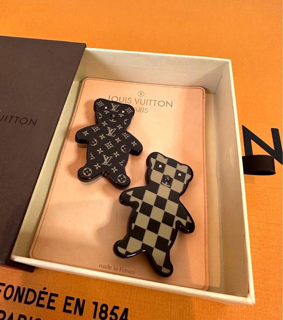 【美品】ルイヴィトン テディベアピン