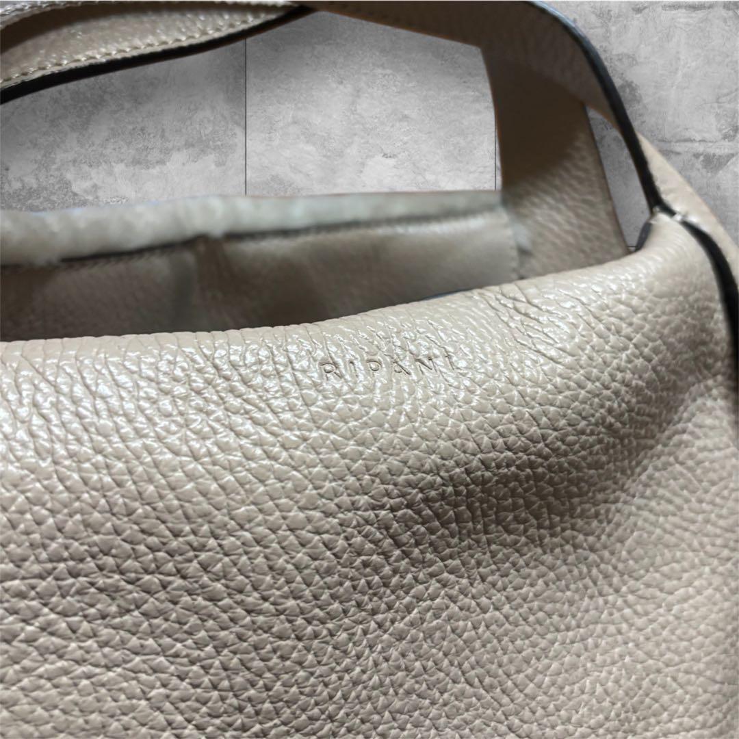 美品 RIPANI ムートンレザーコンビ2WAYバッグ TOMORROWLAND