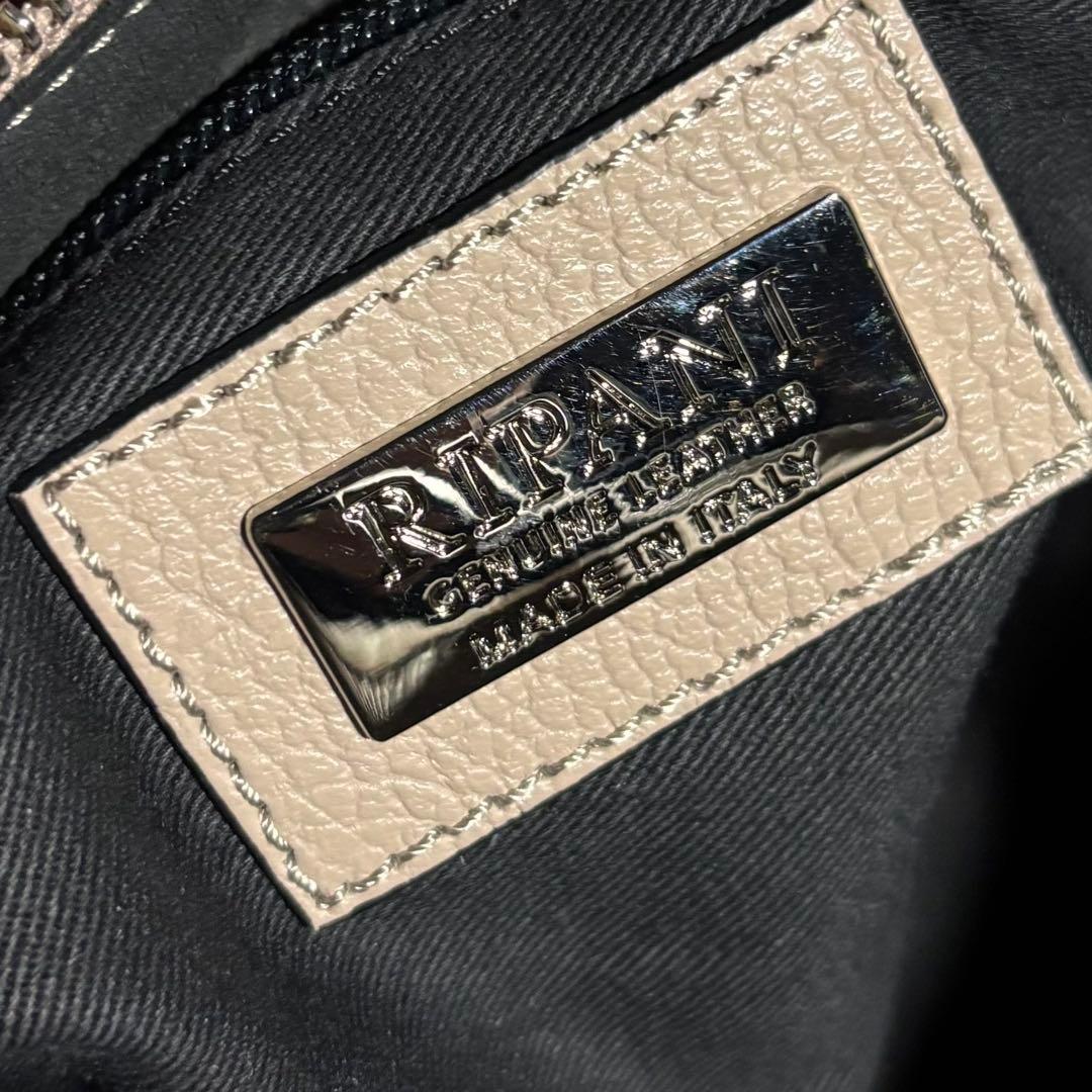 美品 RIPANI ムートンレザーコンビ2WAYバッグ TOMORROWLAND