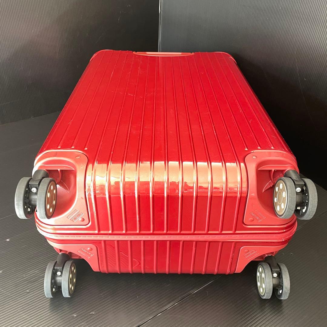 良品 リモワ サルサデラックス レッド 4輪 e-tag 電子タグ 4-5泊