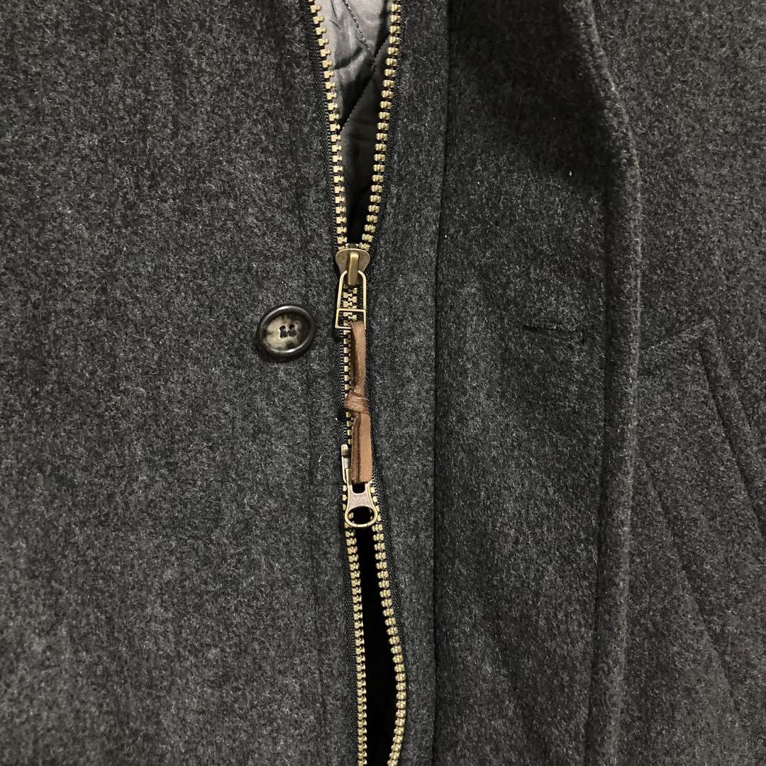 90s l.l.bean ウールジャケット L 古着 ビンテージ キルティング