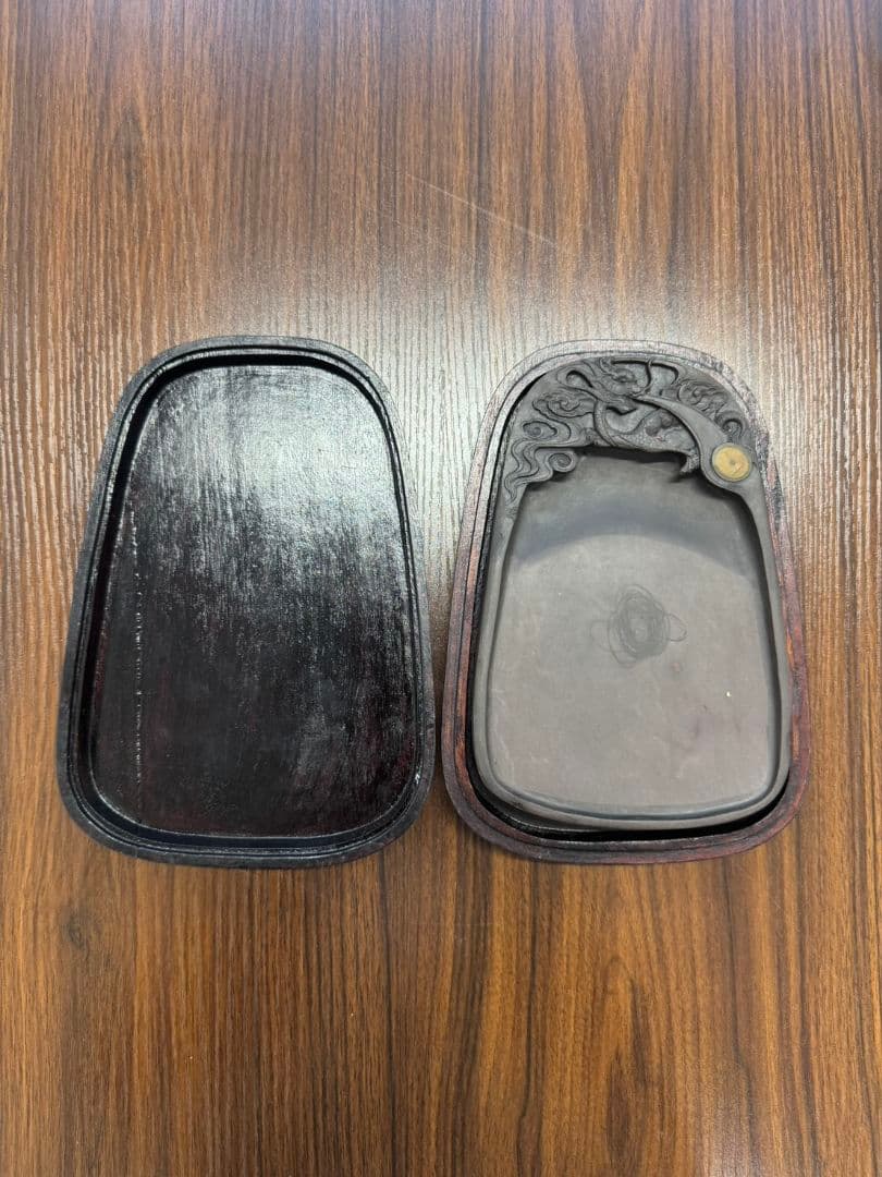 瑞州名硯　3個　中国墨　1個