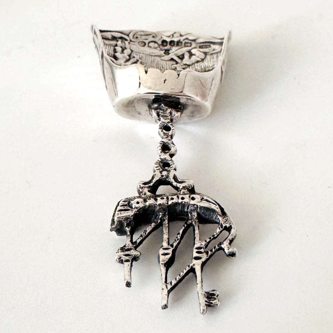 ★1904年代 英国★純銀製/キャディー/スプーン/イギリス/925/ロンドン