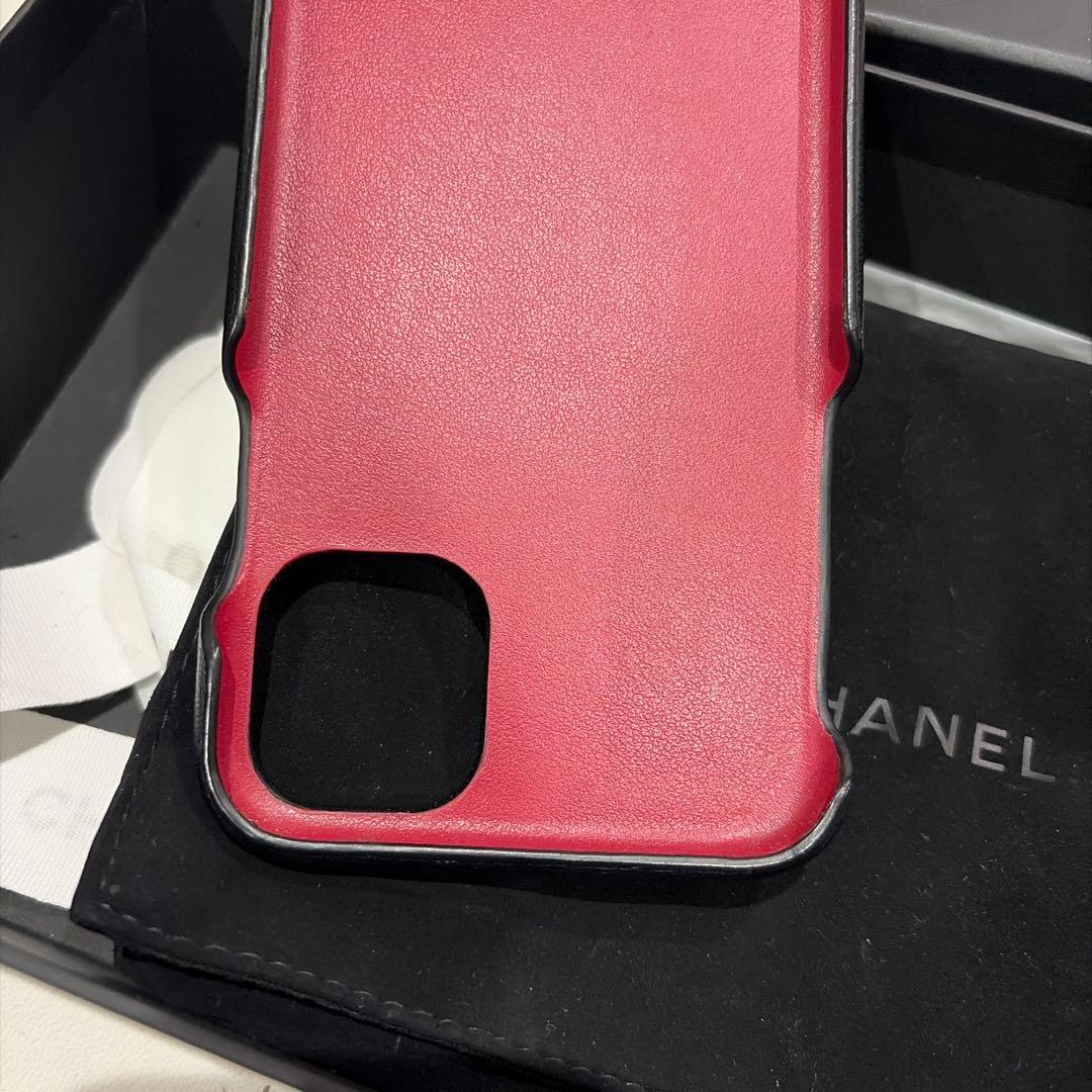 サリア　CHANEL iPhone11ケース ブラック