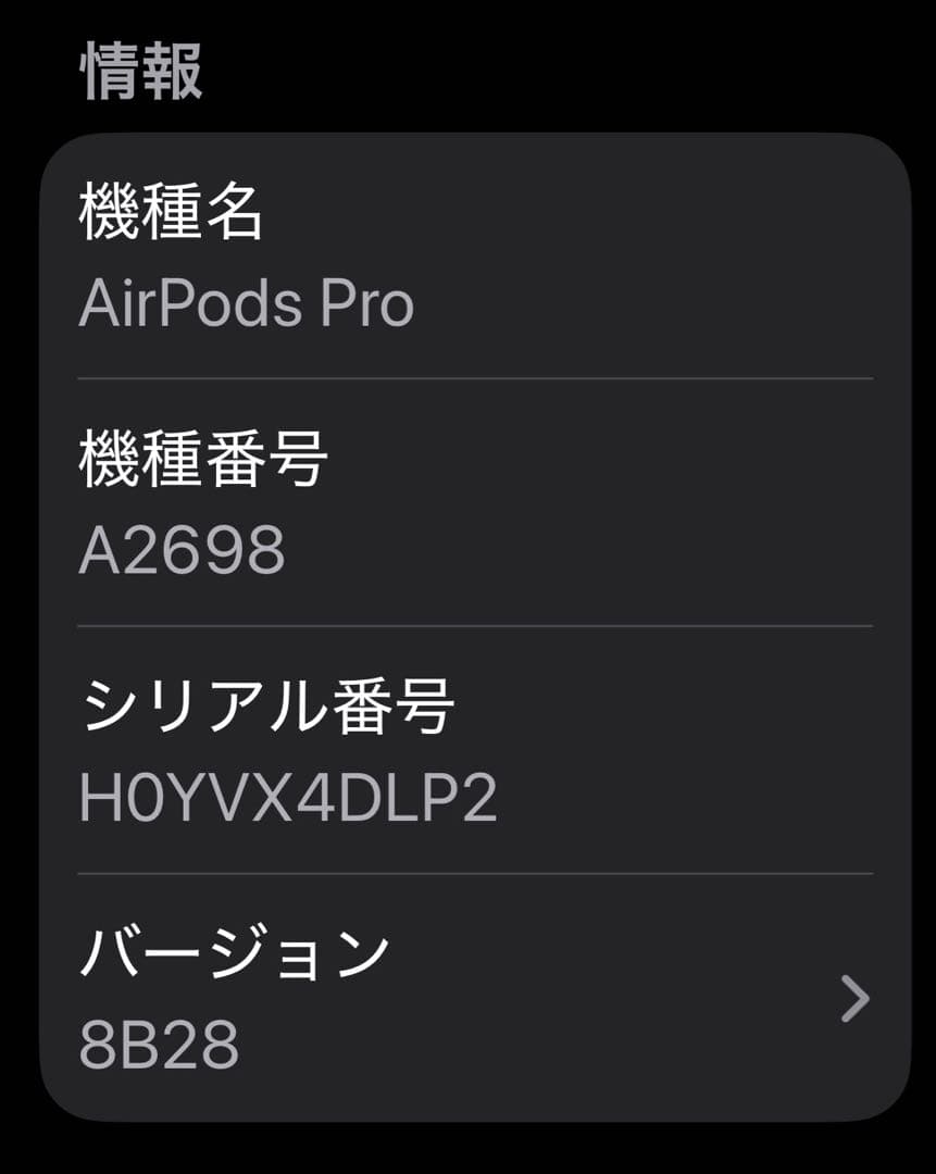 AirPods Pro 2 (Lightning. ワイヤレス充電対応)
