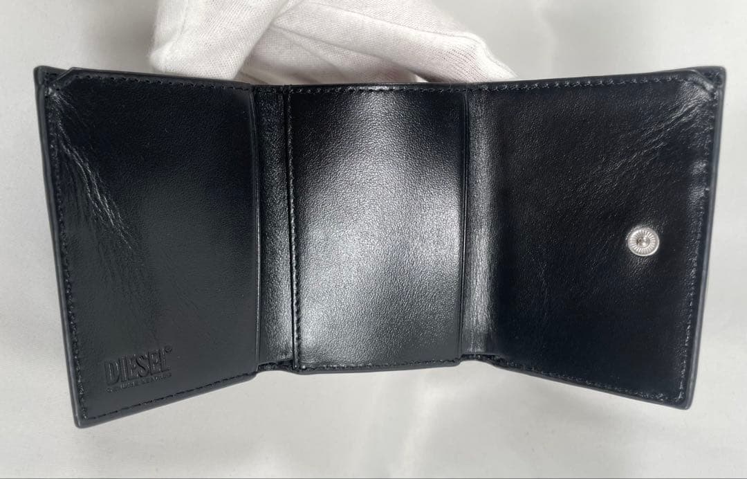 未使用に近い DIESEL ディーゼル 三つ折り財布 コンパクトウォレット