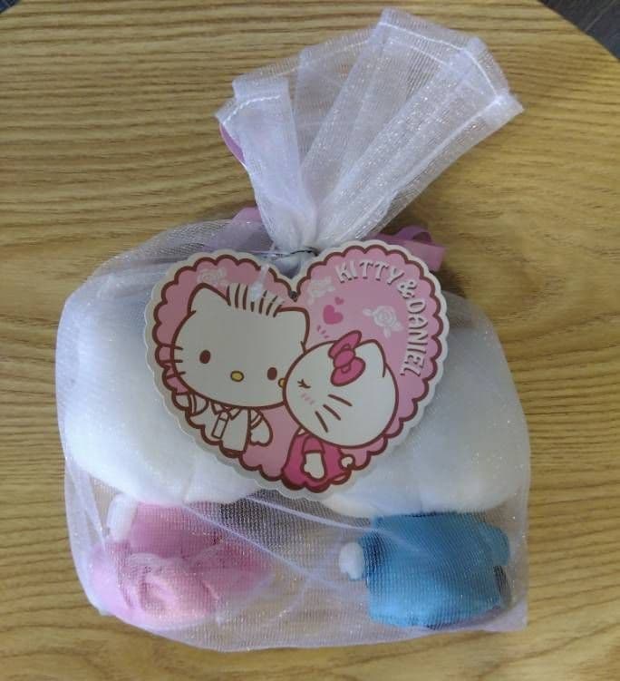 希少☆ ハローキティ& ダニエル ウエディング ぬいぐるみ マスコット セット