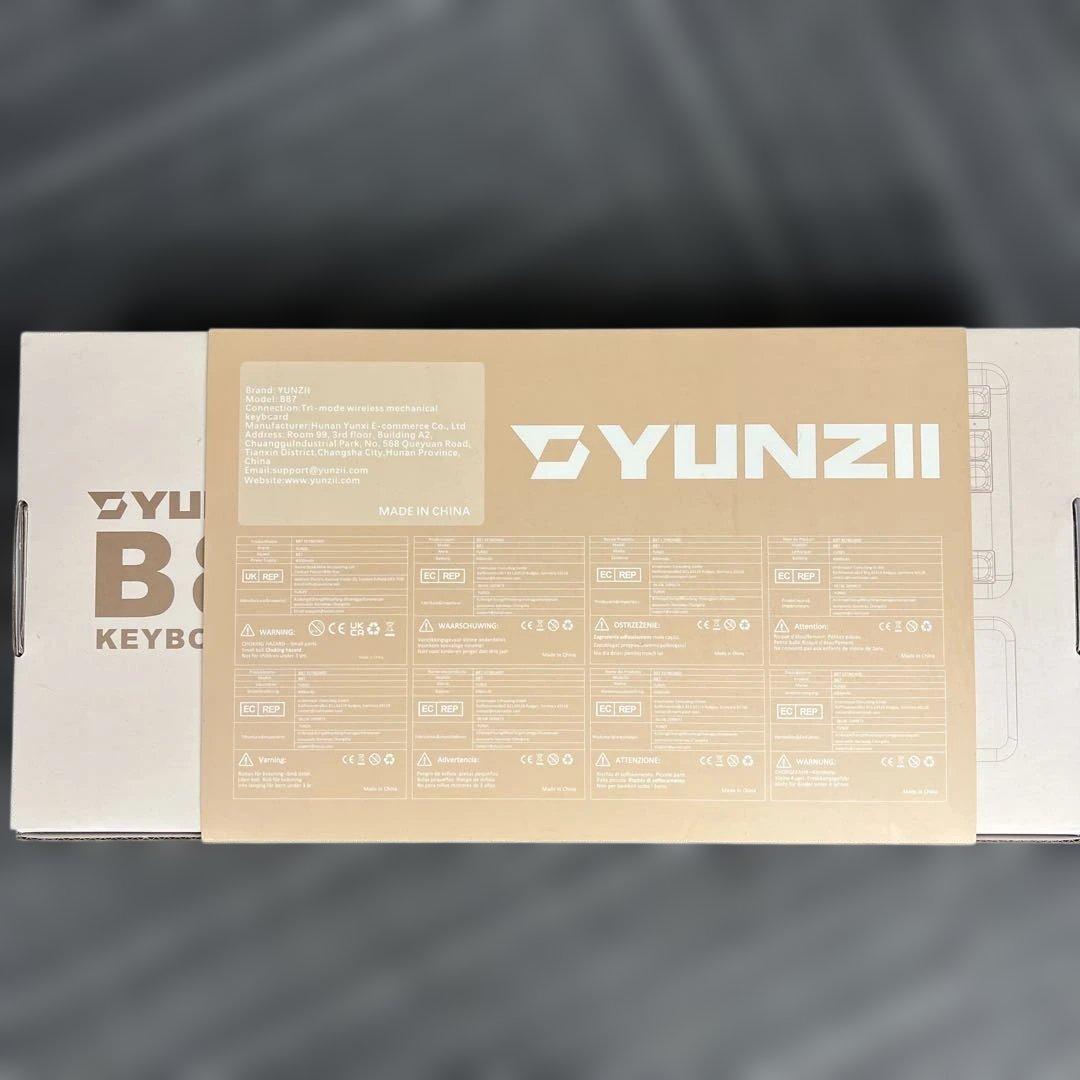 1点限り　512465 YUNZII B87 ワイヤレスメカニカルキーボード