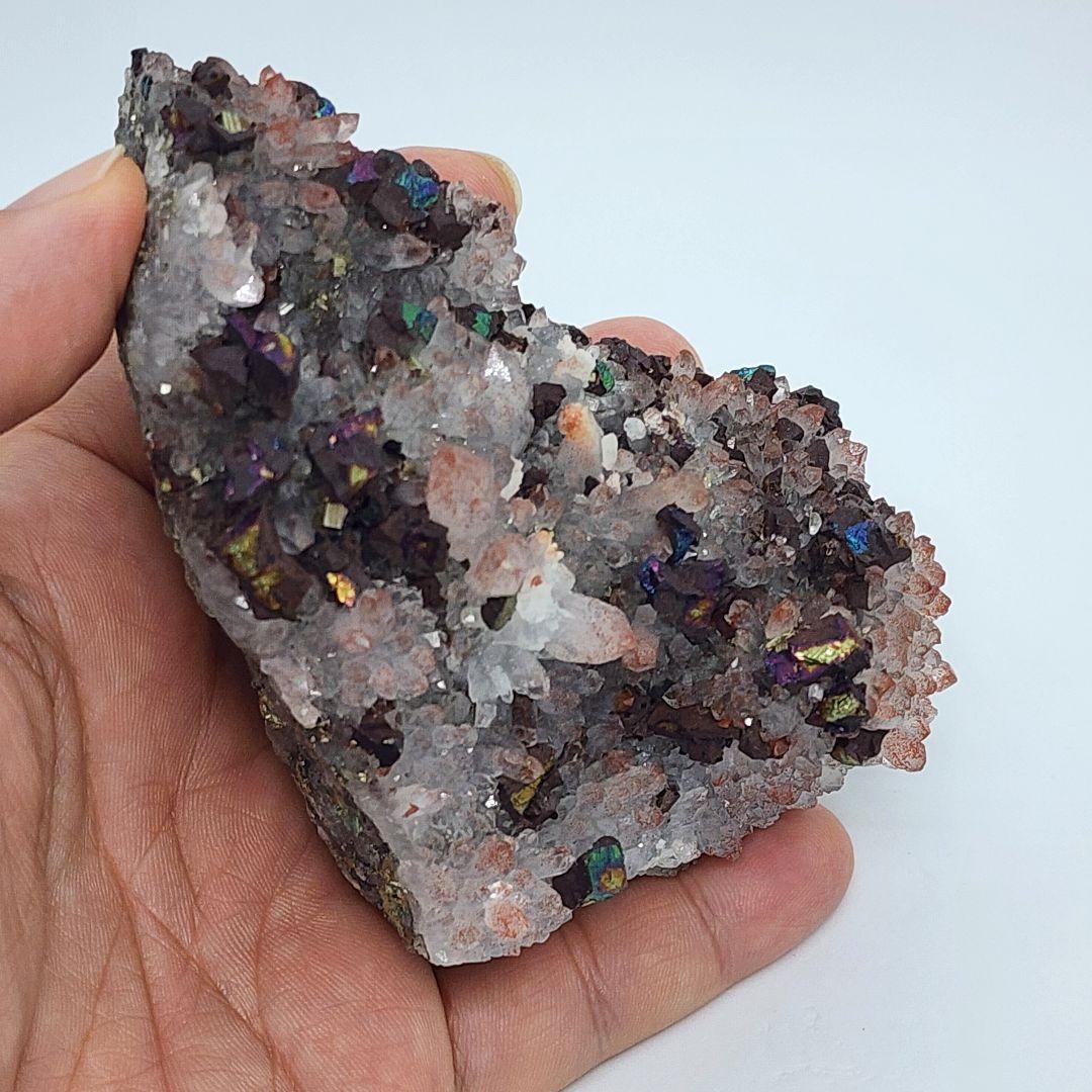 希少！キャルコパイライトクォーツ共生 原石