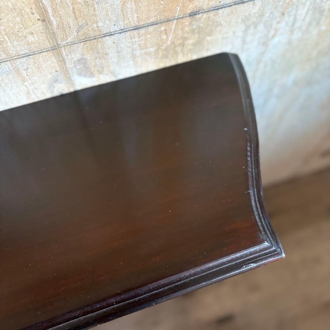 クラシック　コンソールテーブル　無垢材