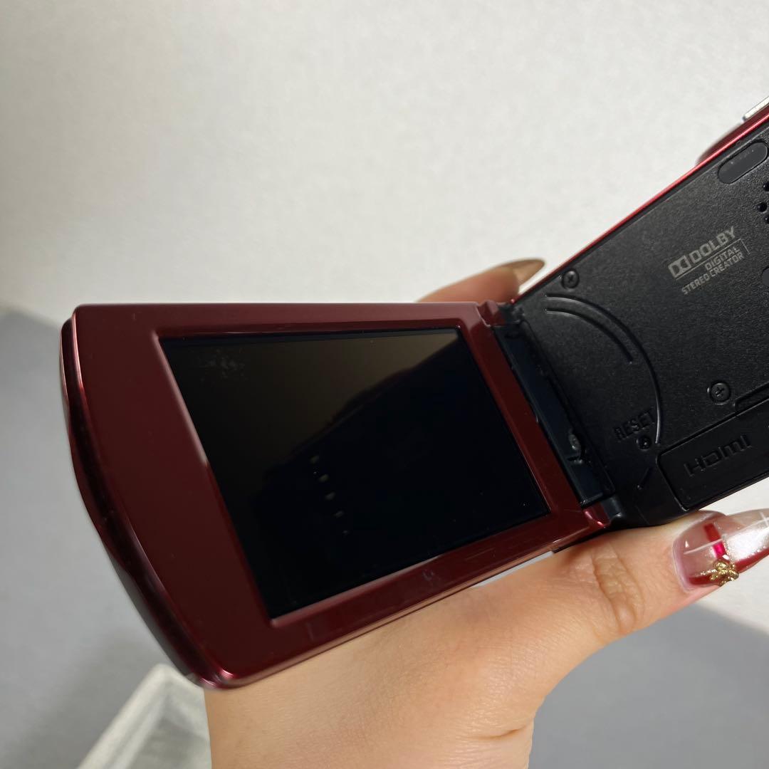 【箱付】SONY ビデオカメラ ハンディカム HDR-CX170 レッド